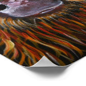 HiGHLaND CoW PRiNT "HeNRY" VON SHiRLeY MacARTHuR Poster (Ecke)