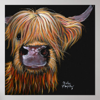 HiGHLaND CoW PRiNT "HeNRY" VON SHiRLeY MacARTHuR Poster