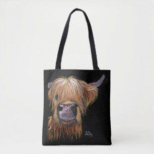 HiGHLaND CoW PRiNT "HeNRY" VON SHiRLeY MacARTHuR Tasche