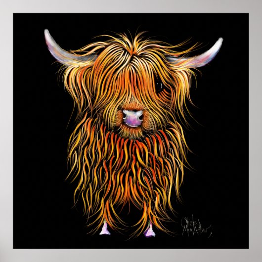 HiGHLaND CoW PRiNT SCoTiSH ' HuMPHReY ' BY SHiRLe Poster (Vorne)