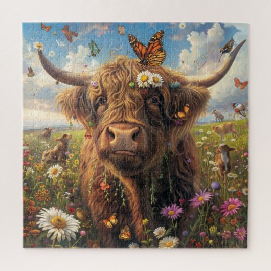 Highland Cow Puzzle (Vertikal)