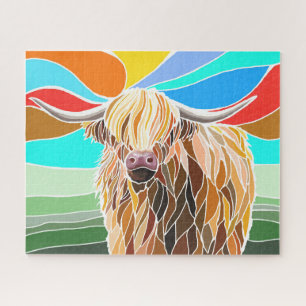 Highland Cow Puzzle