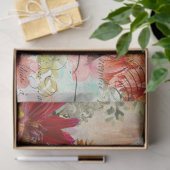 Highland Cow Rustic Boho Bauernhof Decoupage Seidenpapier (Geschenk)