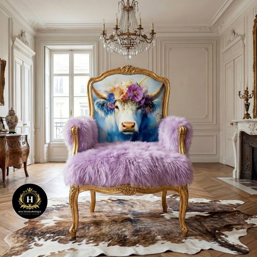 Highland Cow Rustic Boho Bauernhof Decoupage Seidenpapier