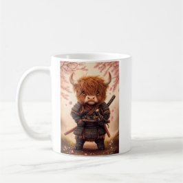 Highland Cow Samurai Kaffeetasse