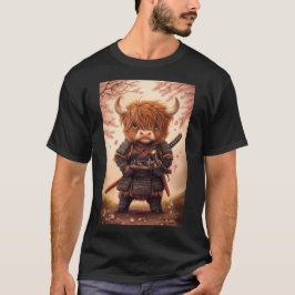 Highland Cow Samurai T-Shirt