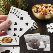 Highland Cow Scotland Rustic Farm Monogram Spielkarten (In Situ)