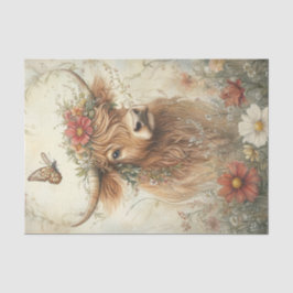 Highland Cow Seidenpapier