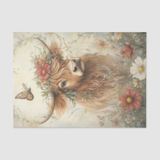 Highland Cow Seidenpapier