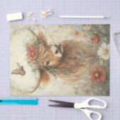 Highland Cow Seidenpapier (Handwerk)