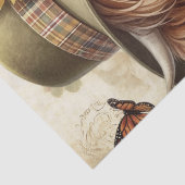 Highland Cow Spring Seidenpapier (Detail)