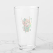 Highland Cow St Patrick�s Png, Lucky Cow Glas (Rückseite)