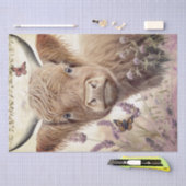 Highland Cow Summer Seidenpapier (Handwerk)