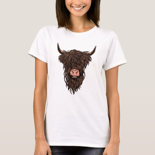 Highland Cow T-Shirt (Vorderseite)