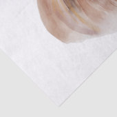 Highland Cow Tartan Hat Heather Watercolor Seidenpapier (Detail)