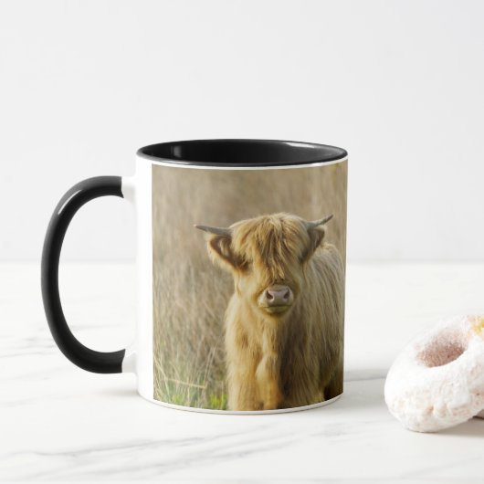 Highland Cow Tasse (Mit Donut)