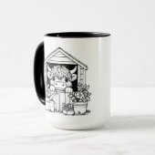 Highland Cow Tasse (Vorderseite Links)