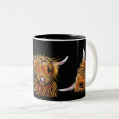 HiGHLaND CoW Tasse 'THe SCoTieS' BY S MacARTHuR (VorderseiteRechts)