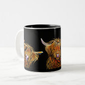 HiGHLaND CoW Tasse 'THe SCoTieS' BY S MacARTHuR (Vorderseite Links)