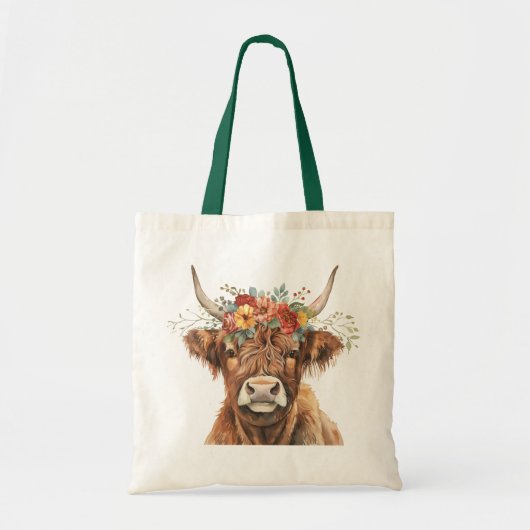 Highland Cow Tragetasche (Vorne)