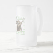 Highland Cow Ugly Mattglas Bierglas (VorderseiteRechts)