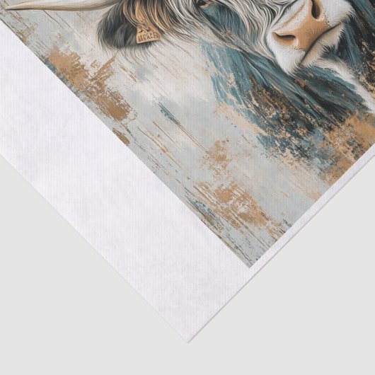 Highland Cow Vibes8 Seidenpapier (Ausschnitt)