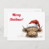 Highland Cow Weihnachten Personalisiert (Vorne/Hinten)