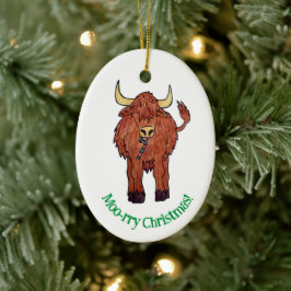 Highland Cow Weihnachtsschmuck