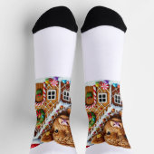 Highland Cow Weihnachtssocken Socken (Oben)