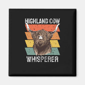 Highland Cow Whisperer Magnet (Vorne)