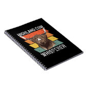 Highland Cow Whisperer Notizblock (Rechte Seite)