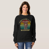 Highland Cow Whisperer Sweatshirt (Vorne ganz)