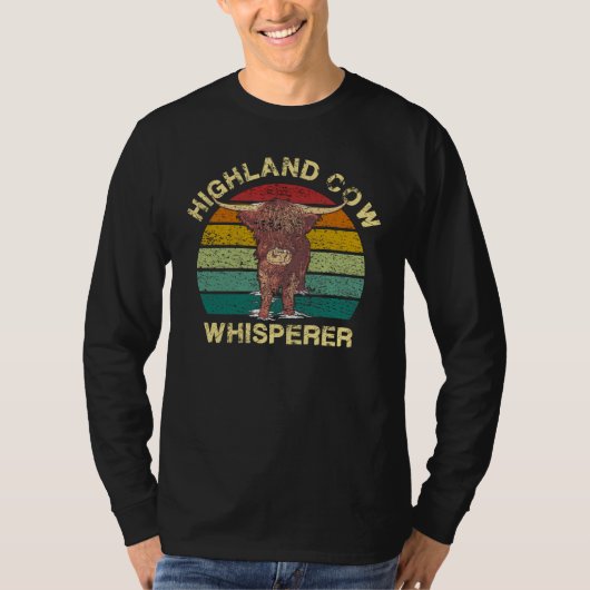 Highland Cow Whisperer T-Shirt (Vorderseite)
