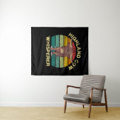 Highland Cow Whisperer Wandteppich (Beispiel (Horizontal))