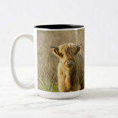 Highland Cow Zweifarbige Tasse (Links)