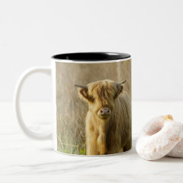 Highland Cow Zweifarbige Tasse