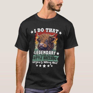 Highland Cows Bauer Tierkühe T-Shirt