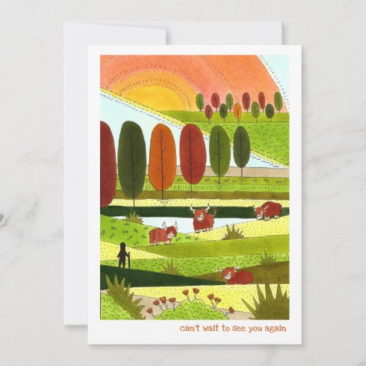 Highland Cows Happy Place (Vorderseite)