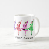 Highland Dance Line Kaffeetasse (VorderseiteRechts)