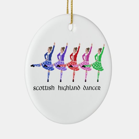 Highland Dance Line Keramikornament (Rechts)