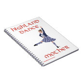Highland Dance Mother Journal Notizblock (Rechte Seite)