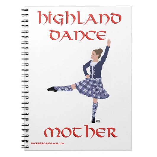 Highland Dance Mother Journal Notizblock (Vorderseite)