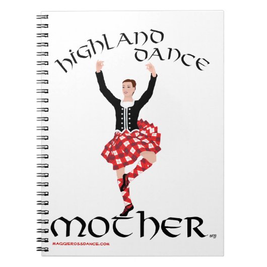Highland Dance Mother Journal Notizblock (Vorderseite)