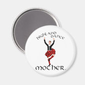 Highland Dance Mother Magnet (Vorderseite/Rückseite)