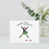 Highland Dancer Ghillie Callum Sword Dance Postkarte (Stehend Vorderseite)