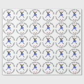 Highland Dancer nicht mit mir durcheinander Geschenkpapier (Flach)