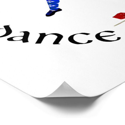 Highland Dancer nicht mit mir durcheinander Poster (Ecke)