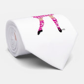Highland Dancer Pink Krawatte (Gerollt)