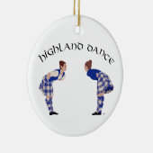 Highland Dancers Bow Keramikornament (Rechts)
