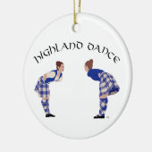 Highland Dancers Bow Keramikornament (Links)